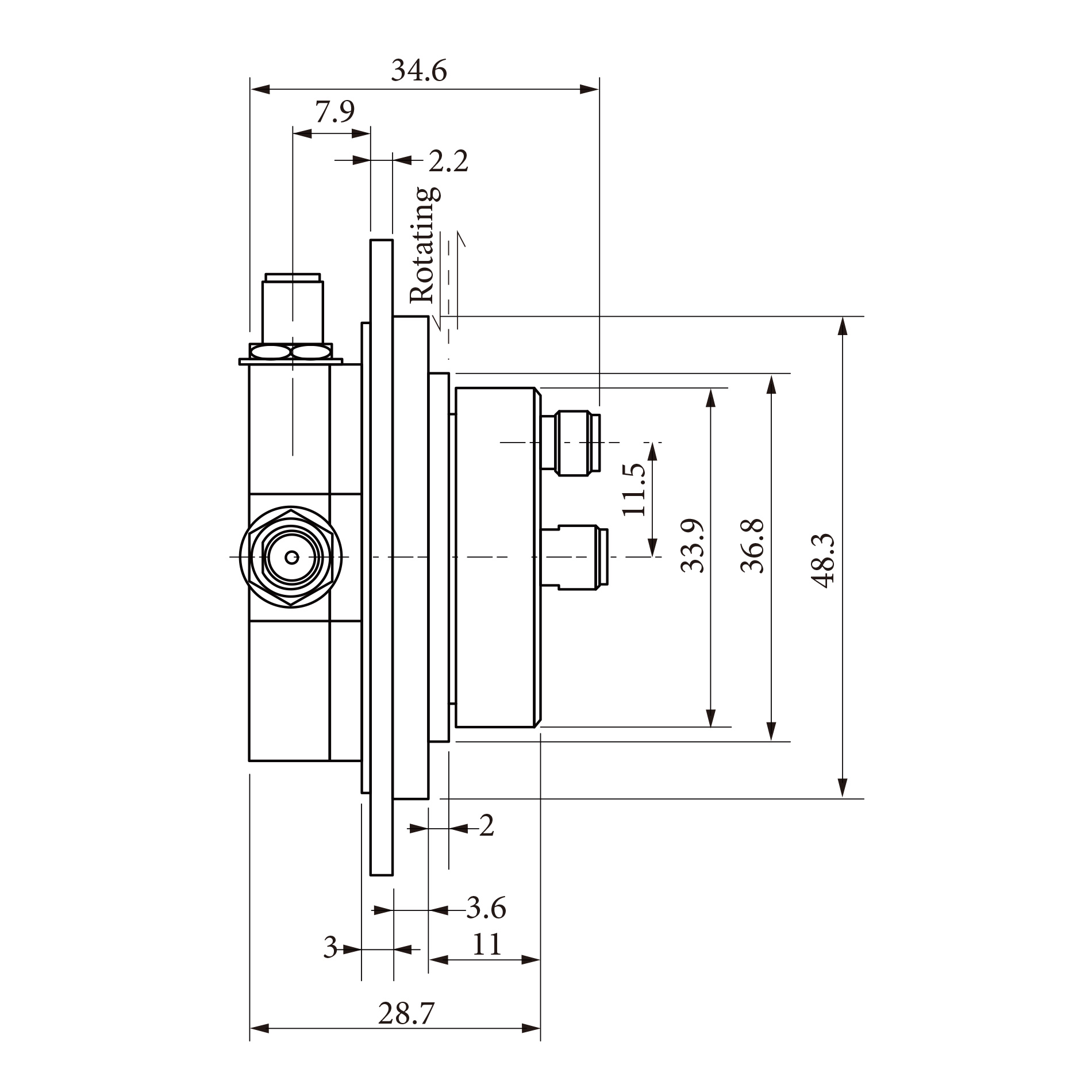�p·���D(zhu��n)�P(gu��n)��(ji��)RJ518236 1CH��19.4 to 21.2 GHz 2CH��29.1 to 31 GHz 2.92���^